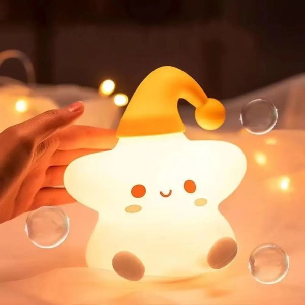Happy Little Star LED Silicone Night Lamp on Sale - Image 4
