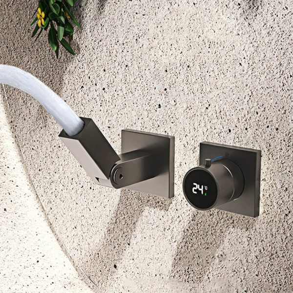 Advanced Water Temperature Regulator Digital Minimalist Adjustable Faucet For Discount - Image 5