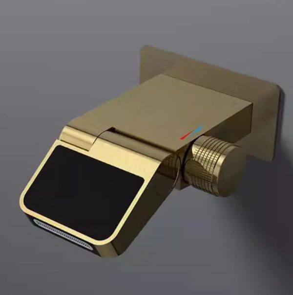 Modern Adjustable Flow Touchless LED Temperature Faucet Online now - Image 4