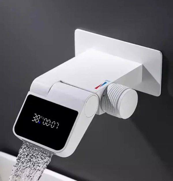 Modern Adjustable Flow Touchless LED Temperature Faucet Online now - Image 5