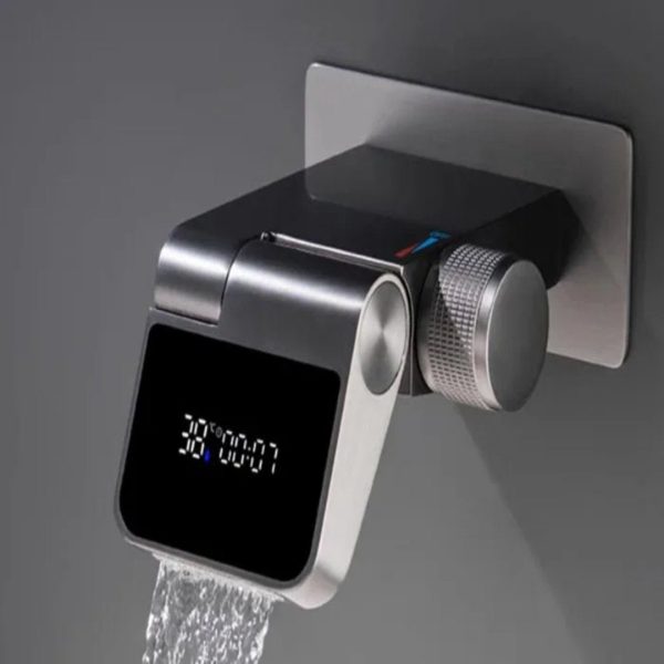 Modern Adjustable Flow Touchless LED Temperature Faucet Online now - Image 3